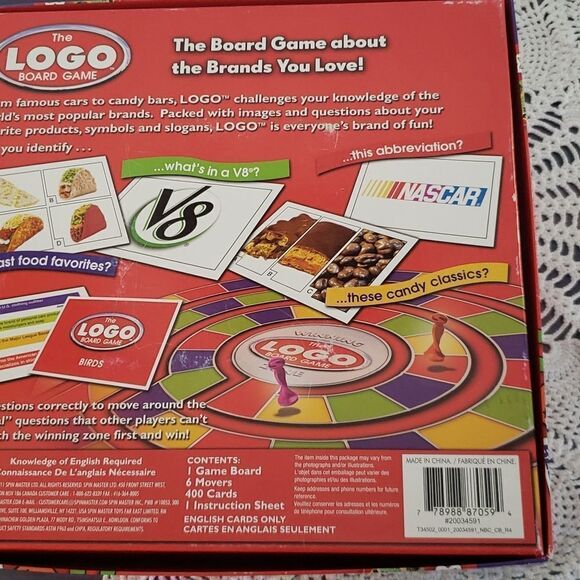 The LOGO Board Game - The Board Game About the Brands You Love! New - Open Box - Picture 9 of 9